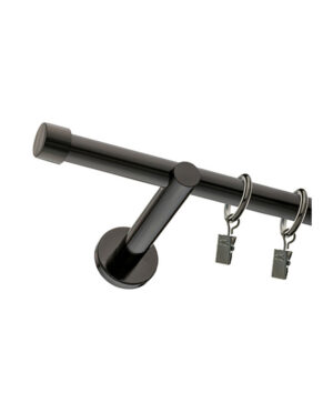 Karnisz Czarny Pojedynczy Fi 19mm Plano