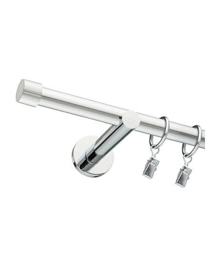 Karnisz Chrom Pojedynczy Fi 19mm Plano