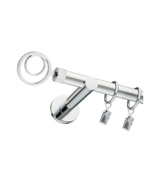 Karnisz Chrom Pojedynczy Fi 19mm Circulo