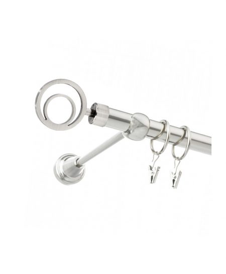 Karnisz Stal Pojedynczy Fi 19mm Circulo