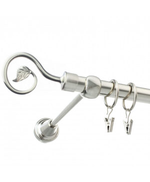 Karnisz Stal Pojedynczy Fi 19mm Enrollada