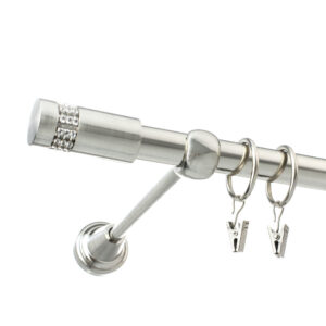 Karnisz Stal Pojedynczy Fi 19mm Diamante