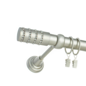 Karnisz Satyna Pojedynczy Fi 25mm Diamante