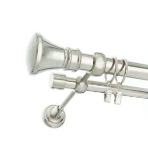 Karnisz Stal Podwójny Fi 25+19mm Cono