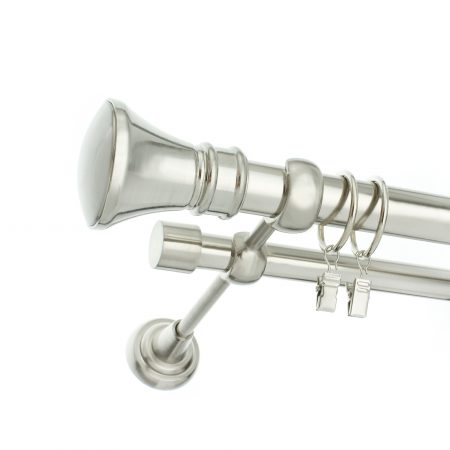 Karnisz Stal Podwójny Fi 25+19mm Cono