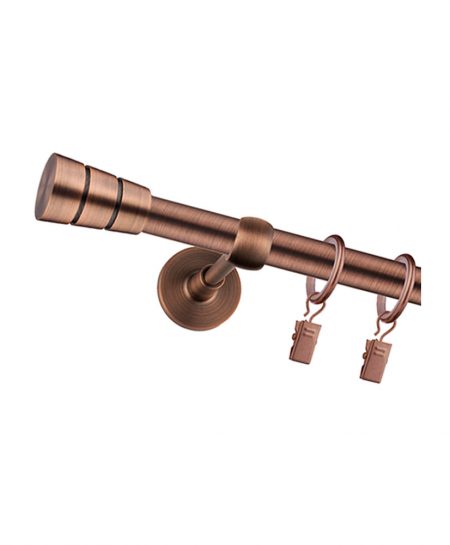 Karnisz Miedź Pojedynczy Fi 19mm Barrel