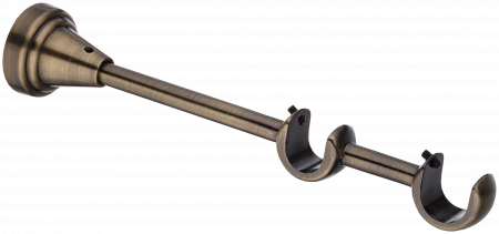 Wspornik Rzymski 19+19mm Podwójny Złoto Antyczne