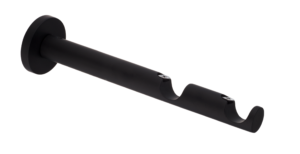 Wspornik Prosty 19+19mm Podwójny Czarny Mat