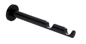 Wspornik Prosty 19+19mm Podwójny Czarny